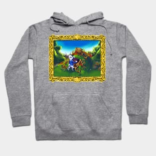 Framed White Rabbit Hoodie